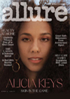 Alicia Keys on the cover of the April 2021 issue of Allure magazine